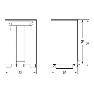 WAGO Tiroir pour rail porteuse 709-591 pour TS 35