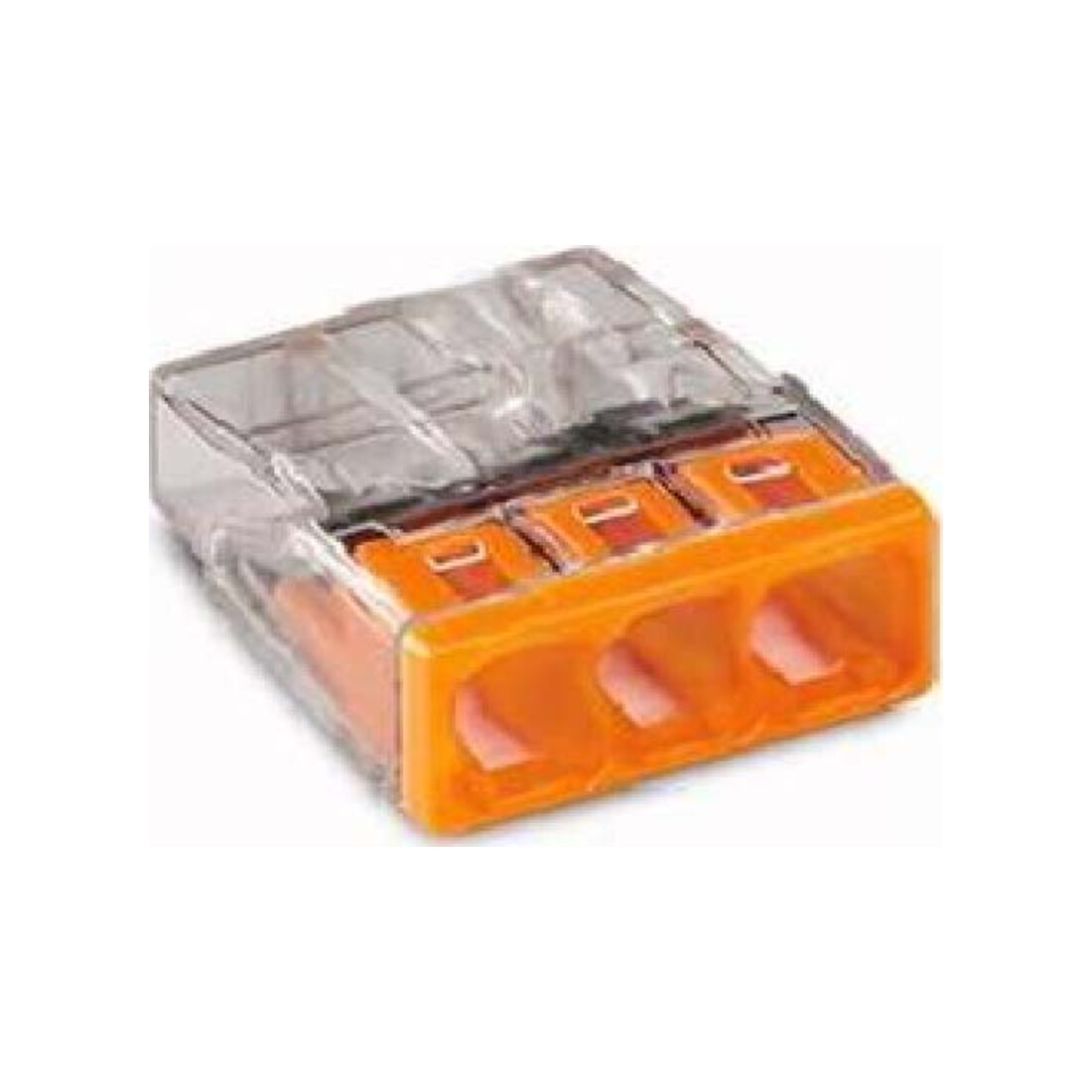 WAGO Verbindungsdosenklemme 3x 0,5-2,5 orange 2273-203