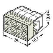 WAGO Verbindungsdosenklemme 8x 0,5-2,5 2273-208-4