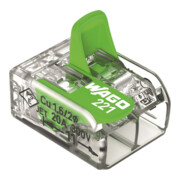 WAGO Verbindungsklemme 221-422 2-Leiter max. 4mm² transparent