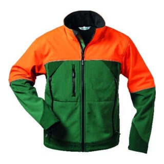 Elysee Softshelljacke Sanddorn grün/orange