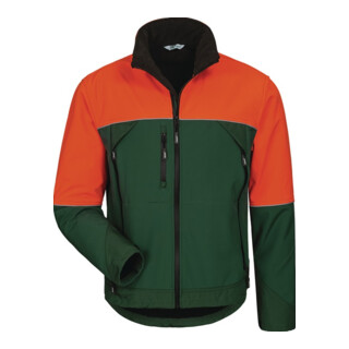 Elysee Softshelljacke Sanddorn grün/orange