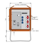 Walther Werke Armoire de distribution 22 kVA WV0270R1-1