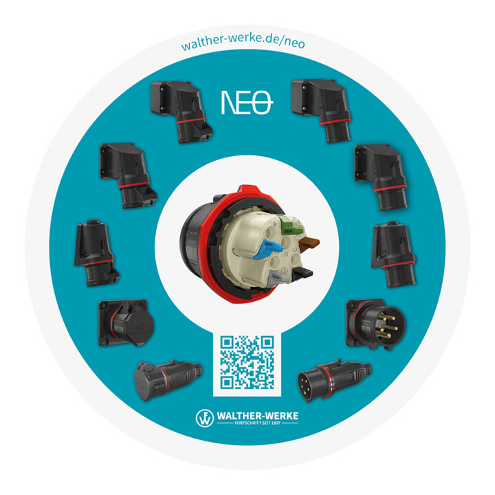 Walther Werke CEE NEO Anbaugerätestecker 16A 5P 6h IP54 FW711506CC