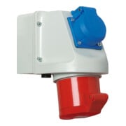 Walther Werke Mini-boîtier mural combiné 32A 5P400V6h+protection IP44 135-1