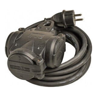 Walther Werke Multiprise 3 prises 4,5 m H07RN-F3G1,5 39100301045304