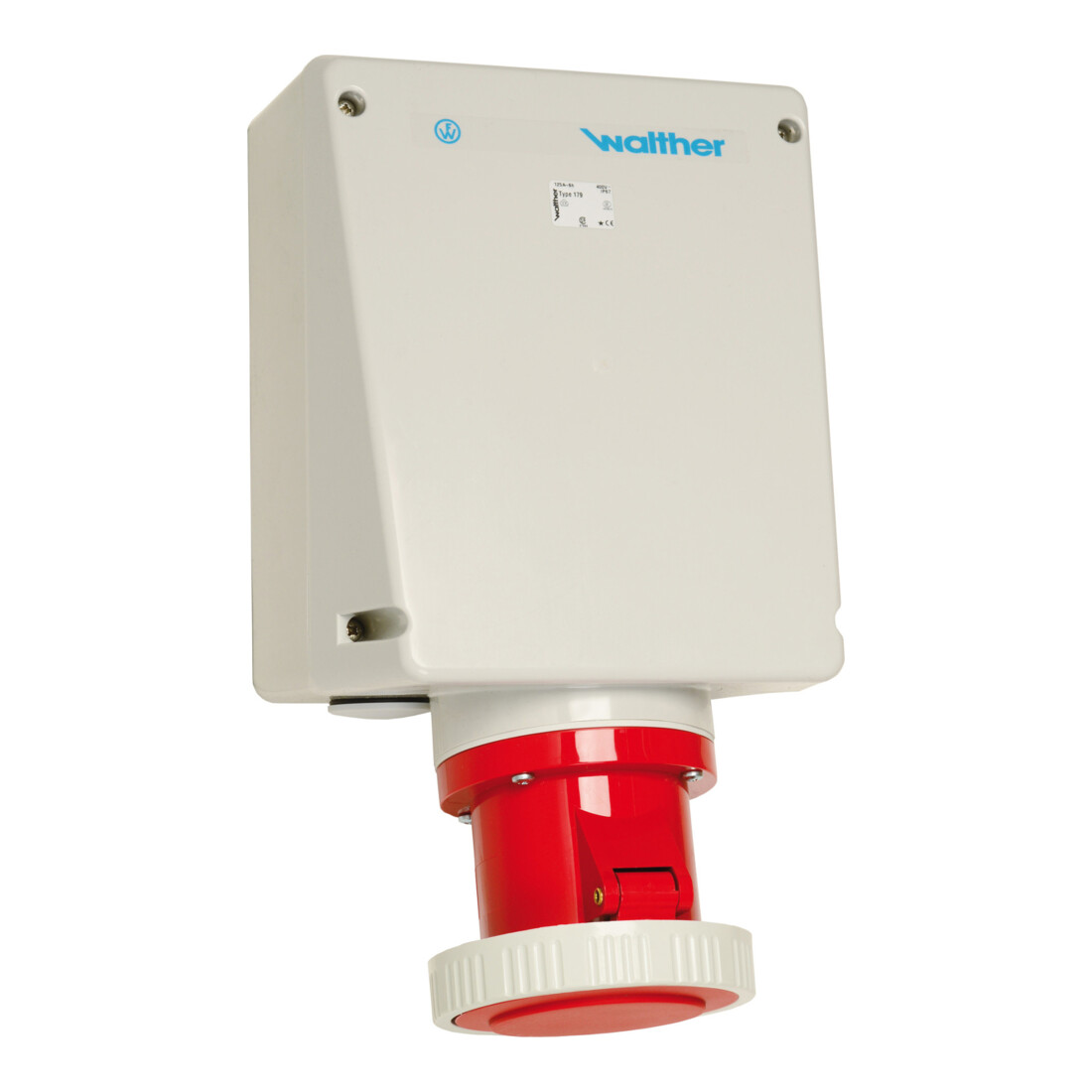 Walther Werke Prise murale 125A 5P 400V 6h IP67 179