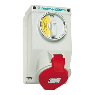 Walther Werke Prise murale 32A 5P 400V 6h IP44 AT130