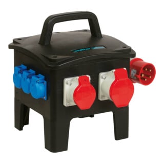 Walther Werke Répartiteur portable en caoutchouc plein, noir 6493025