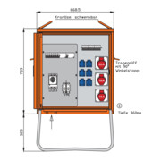Walther Werke Verteilerschrank 44kVA WV0310R1-3