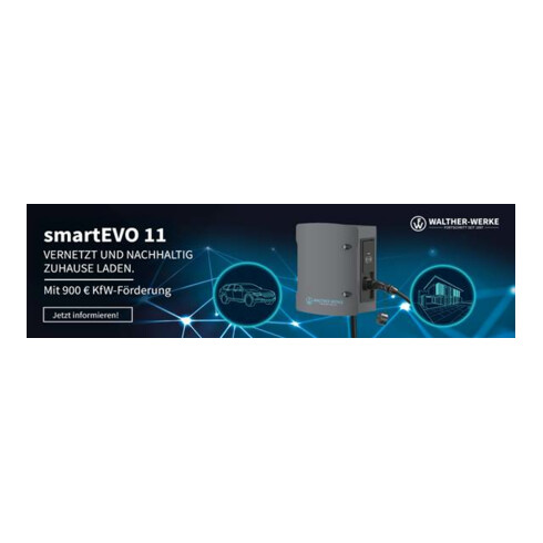 WaltherWerkeE-Mobil. Wallbox basicEVO PRO m.Ladekuppl.11kW/16A 98100133