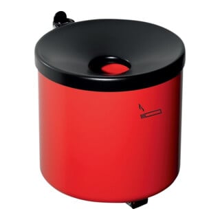 Wandascher Ø150xH145mm rouge avec dispositif d'inclinaison TKG