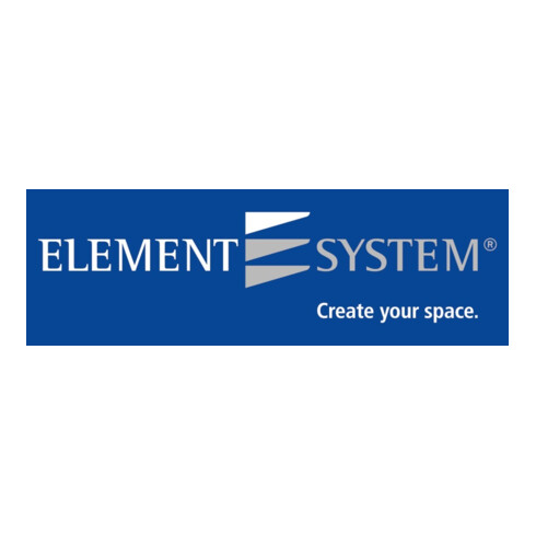 Wandsch. L.1500mm weiß STA zweireihige Lochung Element-System