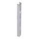 Wandsch. L.500mm weiß STA einreihige Lochung Element-System-1