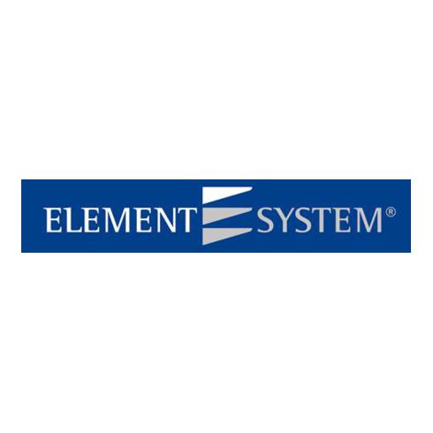 Wandsch. L.500mm weiß STA einreihige Lochung Element-System