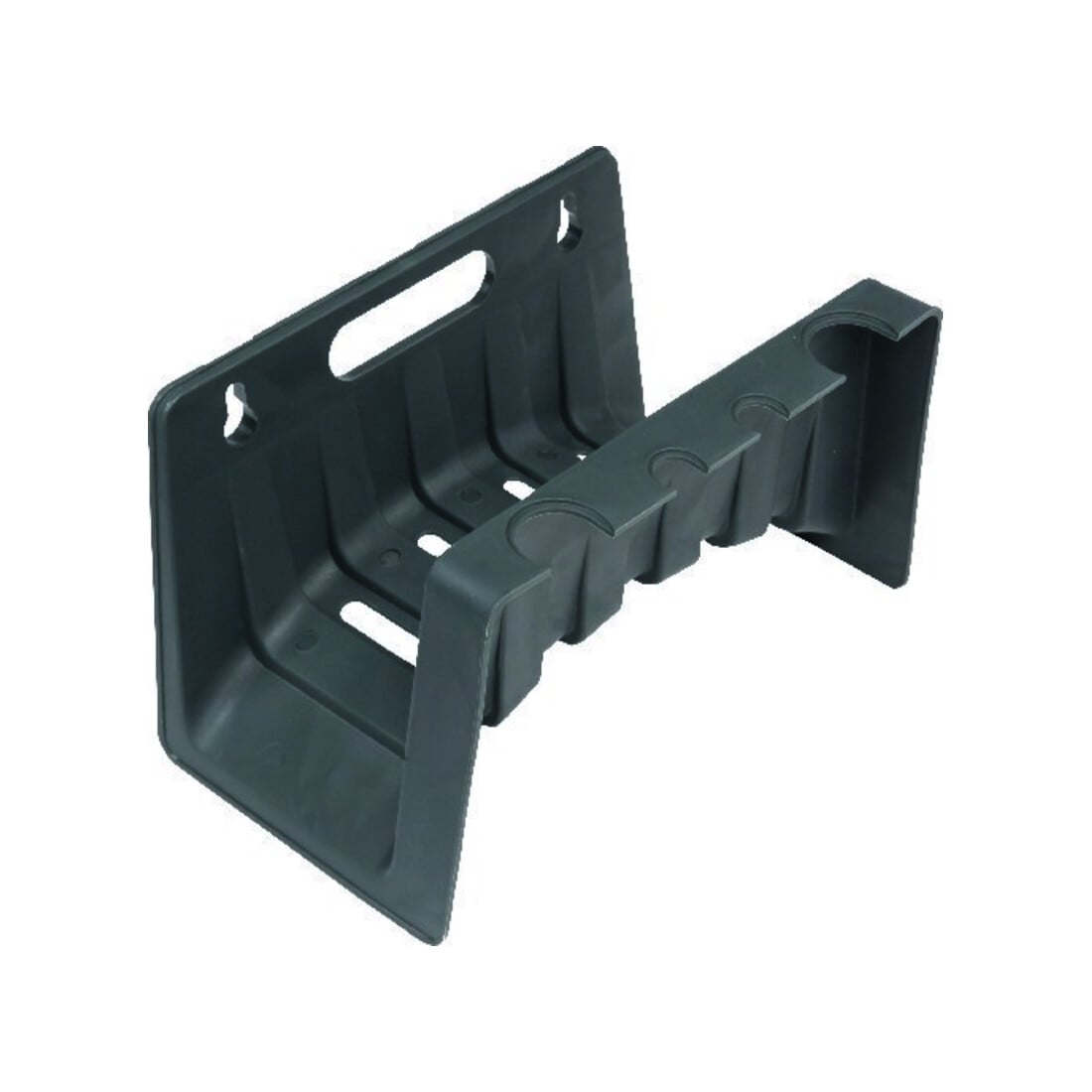 Wandschlauchhalter en plastique anthracite