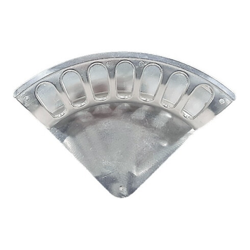 Wandschlauchhalter Form A Alu Gr. 3 B348xT144mm