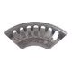Wandschlauchhalter Form B Alu extra groß B388xT187mm-5