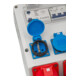 Wandverdeler 4/32 IP44 4x LS 230V/16 A, 1xLS 400V/16 A, 1xFI 40 A 4-polig 30mA-4