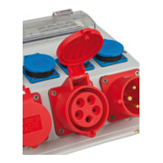 Wandverteiler 4/32 IP44 4x LS 230V/16 A, 1xLS 400V/16 A, 1xFI 40 A 4-polig 30mA-2