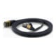 wantec Câble de raccordement FTP Cat.6A 3,0 m noir 1,6 x 6,5 mm 7092