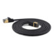 wantec Câble patch SSTP 7,0 m Cat.6A noir 4 mm 7206