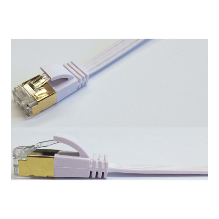 wantec FTP-Patchkabel Cat.6A 2,0m RJ45 1,6x6,5mm schwarz