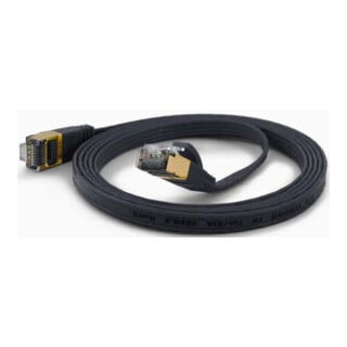 wantec FTP-Patchkabel Cat.6A 3,0m schwarz 1,6 x 6,5mm 7092