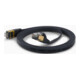 wantec FTP-Patchkabel Cat.6A 3,0m schwarz 1,6 x 6,5mm 7092