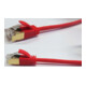 wantec SSTP-Patchkabel 7157 Cat.6A 0,25m rot Ø 4mm Steck.