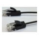 wantec UTP-Patchkabel Cat.6A 0,5m RJ45 2,8mm schwarz