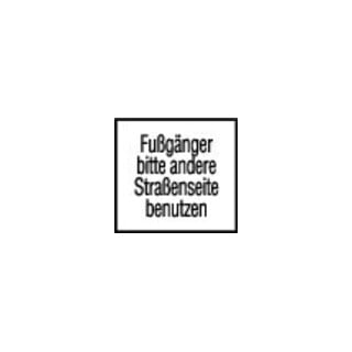 Warn- und Hinweißchild 24, 600x330mm andere Str.Seite nutzen RAL-Gütezeichen Folie RA1