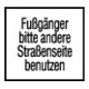Warn- und Hinweißchild 24, 600x330mm utiliser l'autre côté RAL-Gütezeichen film RA2-1