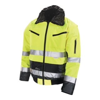 Warnschutz-Pilotenjacke Gr.M gelb/grau PREVENT