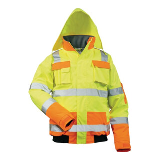 Warnschutz-Pilotenjacke Mats Gr.L gelb/orange SAFESTYLE