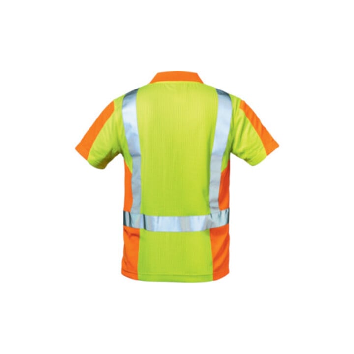 Warnschutz-Poloshirt Zwolle gelb/orange 75% PES/25% CO Feldtmann