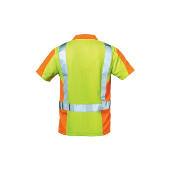 Warnschutz-Poloshirt Zwolle gelb/orange 75% PES/25% CO Feldtmann