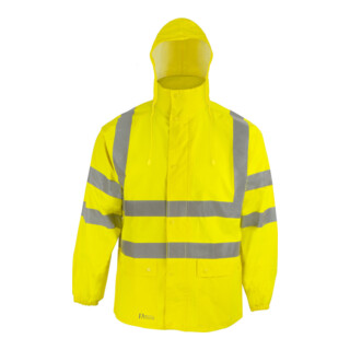 Warnschutz-Regenbundjacke EN471 Kl.2 / EN343 gelb