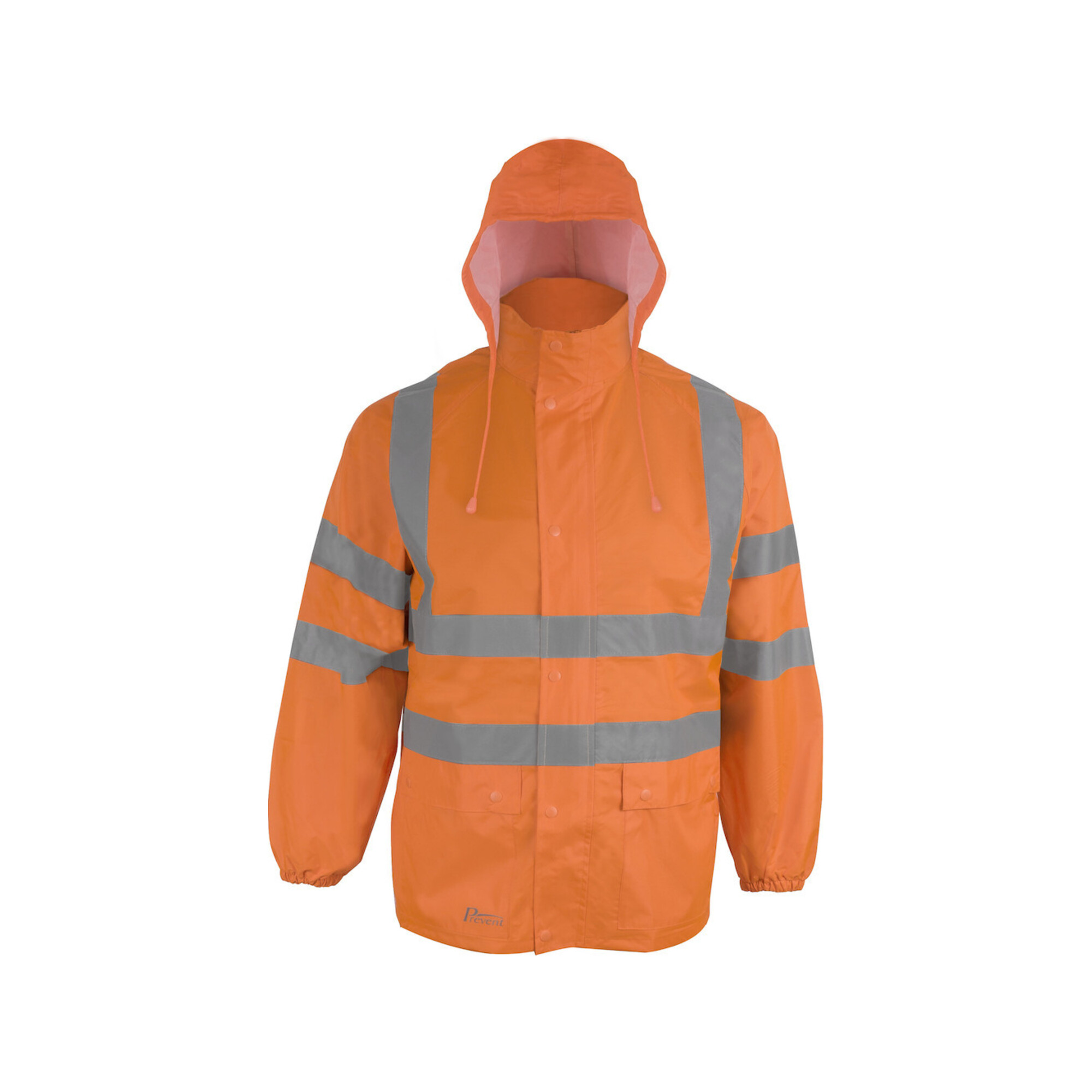 Warnschutz-Regenjacke Gr.L orange PREVENT ; Asatex