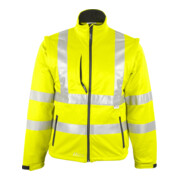 Asatex Warnschutz-Softshelljacke EN471 gelb