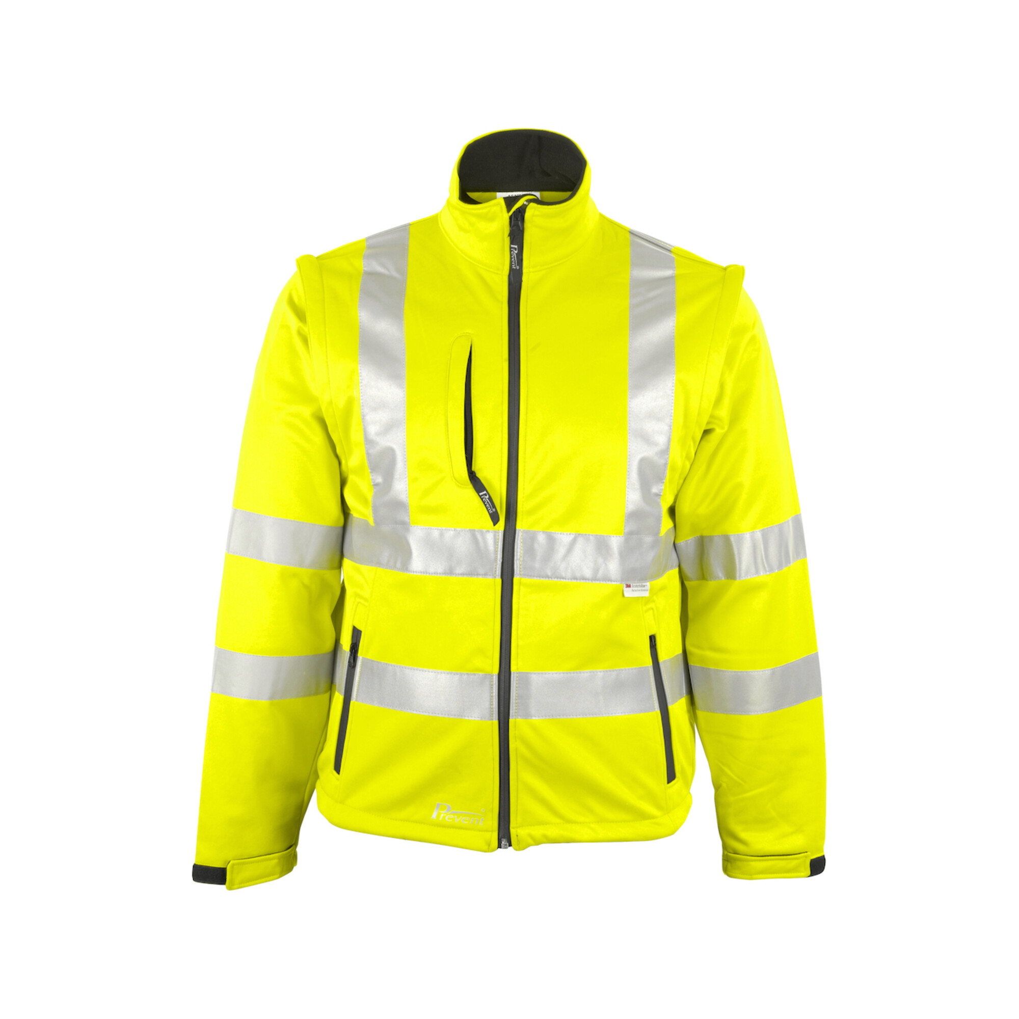 Warnschutz-Softshelljacke Gr.XL gelb PREVENT ; Asatex