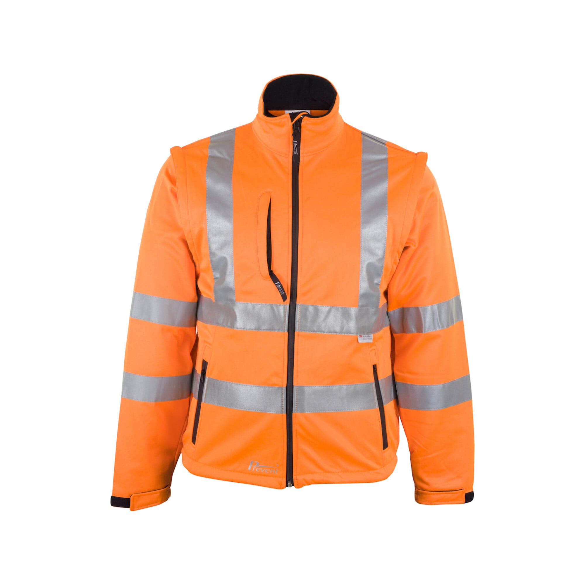 Warnschutz-Softshelljacke Gr.XL orange PREVENT ; Asatex
