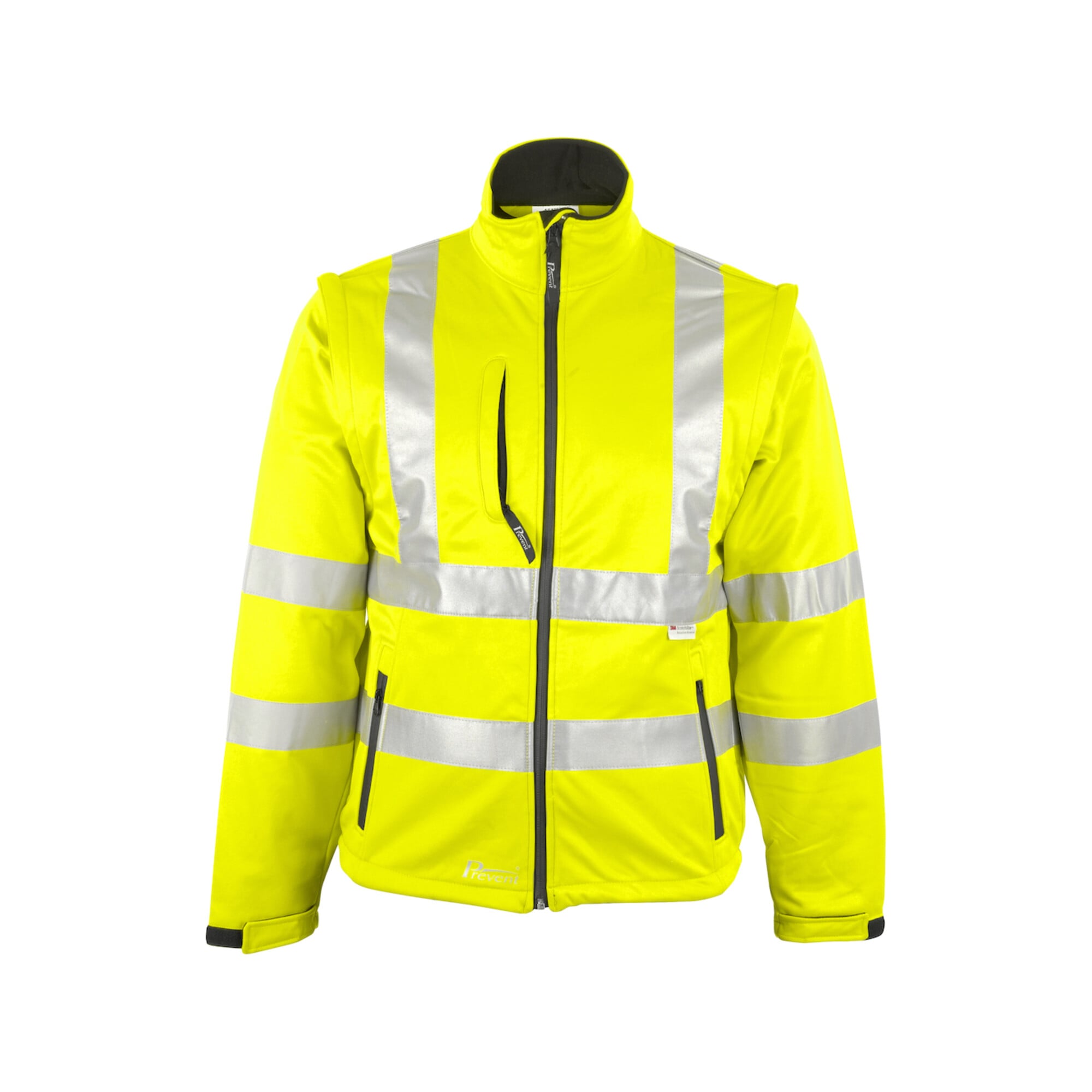 Warnschutz-Softshelljacke Gr.XXL gelb PREVENT ; Asatex