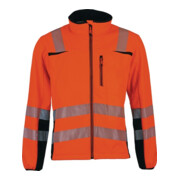 Warnschutzsoftshelljacke Prevent® Trendline orange/schwarz schwarz