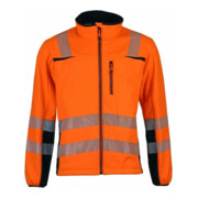 Warnschutzsoftshelljacke Prevent® Trendline orange/schwarz schwarz