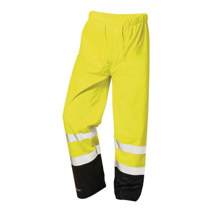 Warnschutzregenhose Dirk Gr.XL gelb/schwarz
