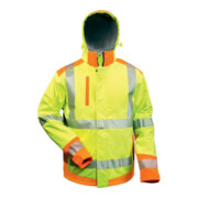 Warnschutzsoftshelljacke Rickmer Gr. XXL gelb/orange 100% PES Feldtmann