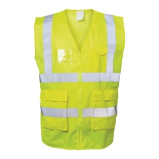 Warnweste ALBIN Gr.XXXL gelb EN ISO 20471 Kl.EN ISO 13688 SAFESTYLE