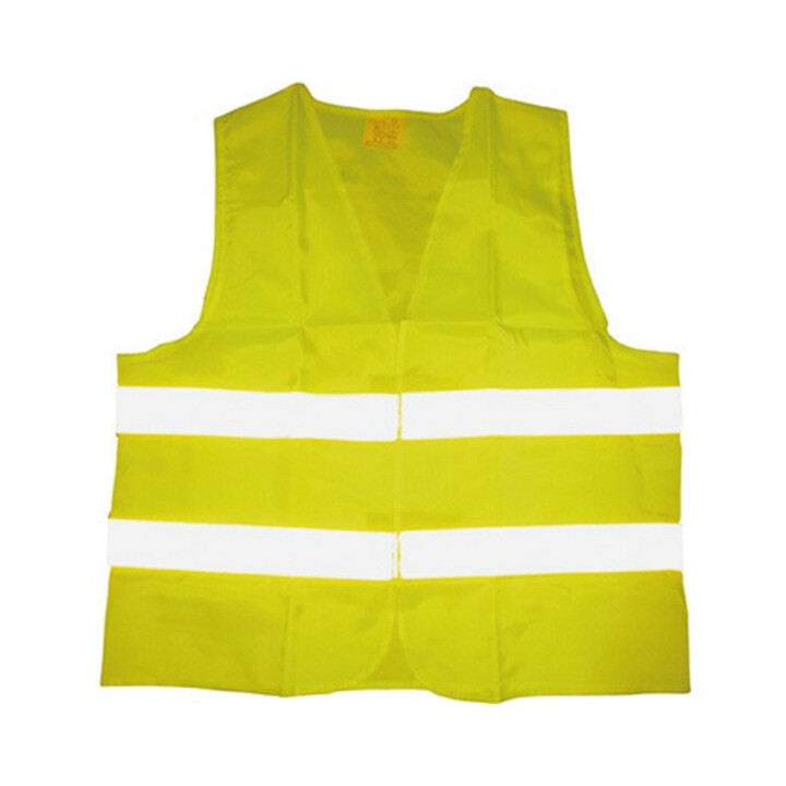 Warnweste EN ISO 20471 Polyester gelb