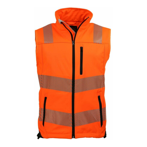 Warnweste, Gr. S orange/schwarz Gr. S